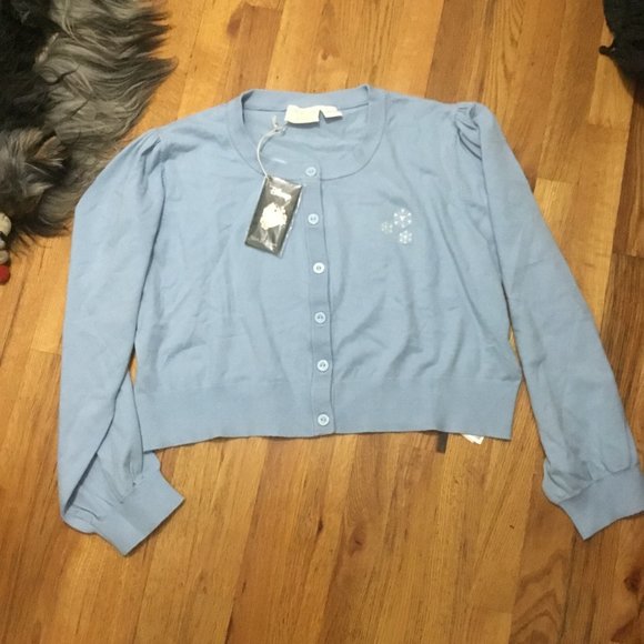 Loungefly   Stitch Shoppe  Disney Mickey & Friends cardigan size 2x New - Picture 2 of 5